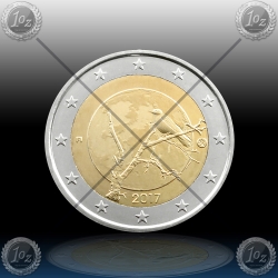 2 EVRO FINSKA 2017 (No2) " FINLAND / Finnish nature" UNC